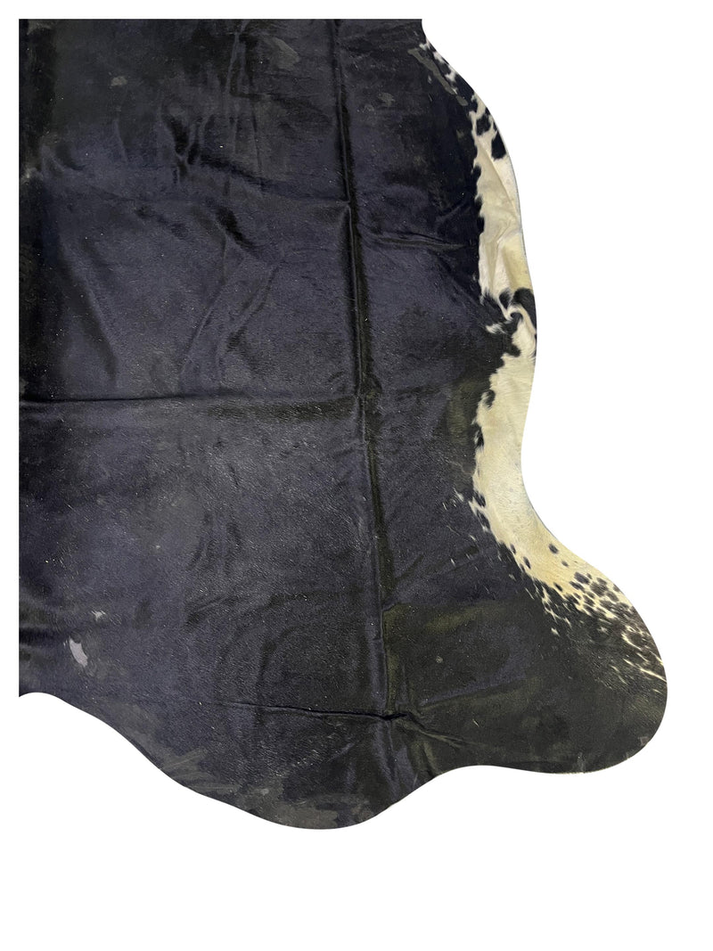 Aura Cowhide 75448 Black Ivory Cowhide Cowhide Rug