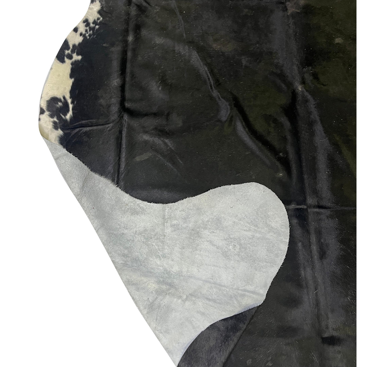 Aura Cowhide 75448 Black Ivory Cowhide Cowhide Rug