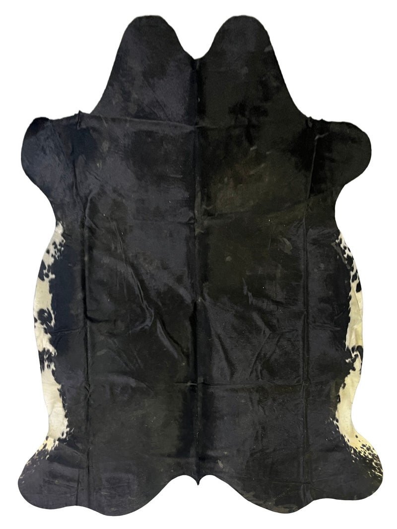 Aura Cowhide 75448 Black Ivory Cowhide Cowhide Rug