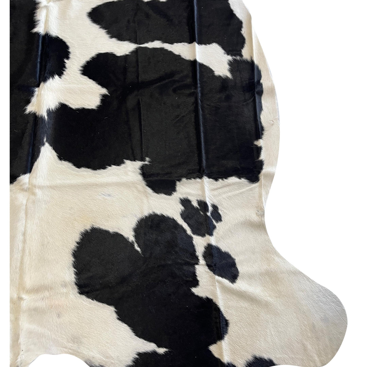 Aura Cowhide 75449 Black Ivory Cowhide Cowhide Rug