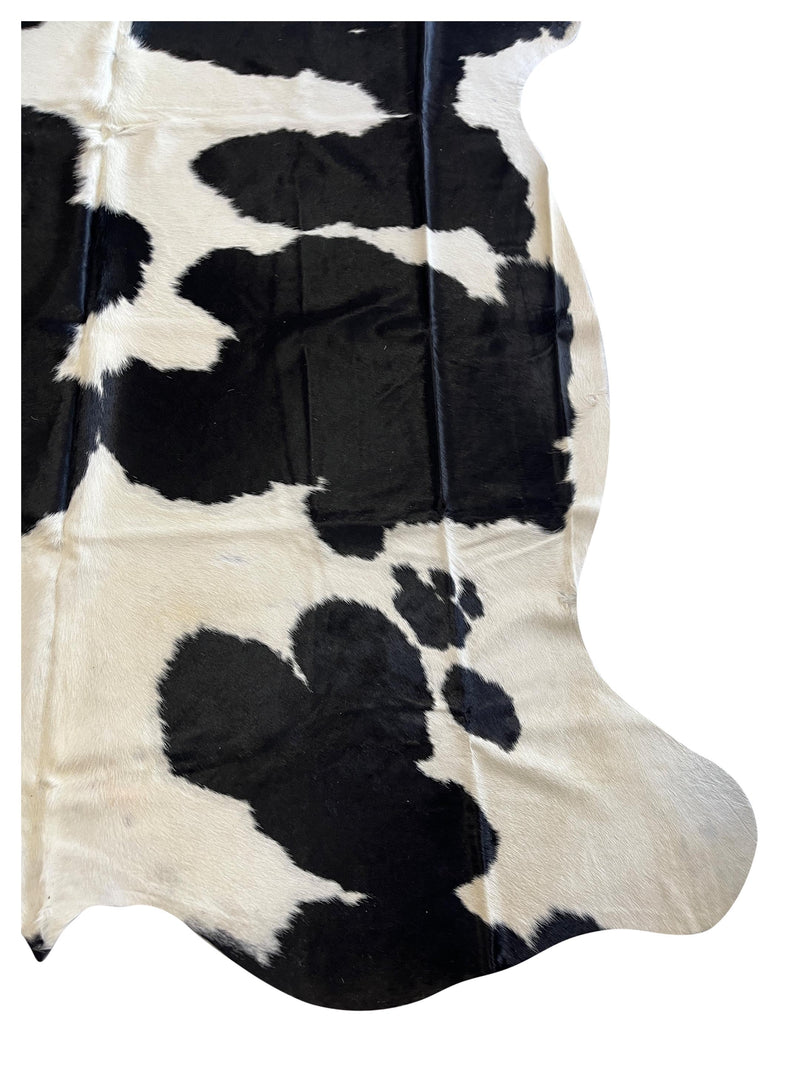 Aura Cowhide 75449 Black Ivory Cowhide Cowhide Rug