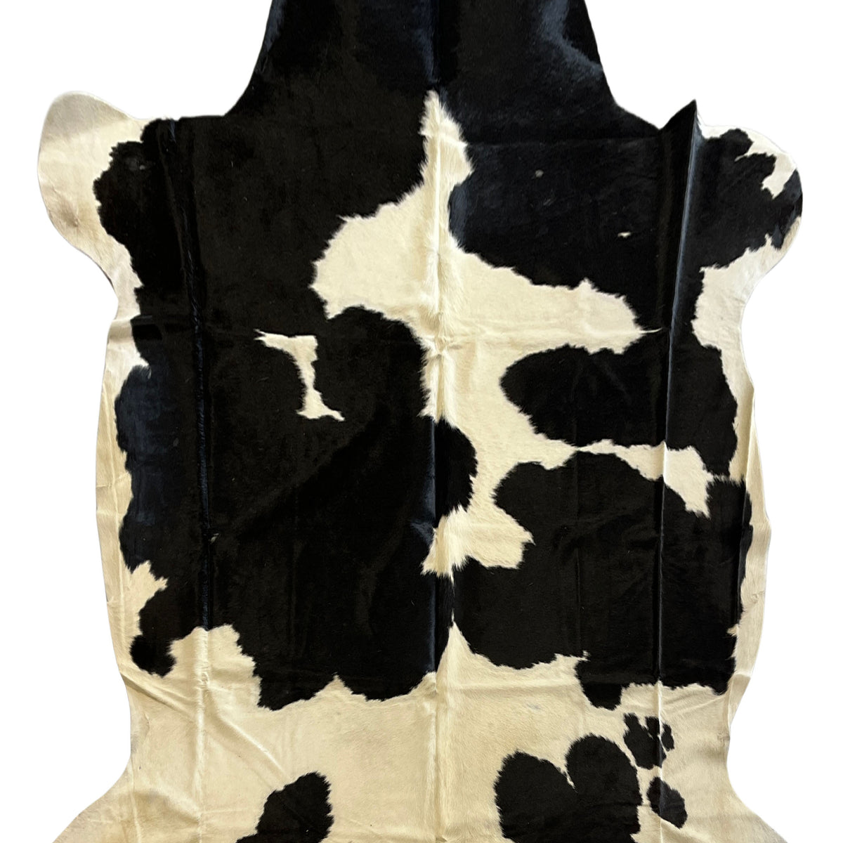 Aura Cowhide 75449 Black Ivory Cowhide Cowhide Rug