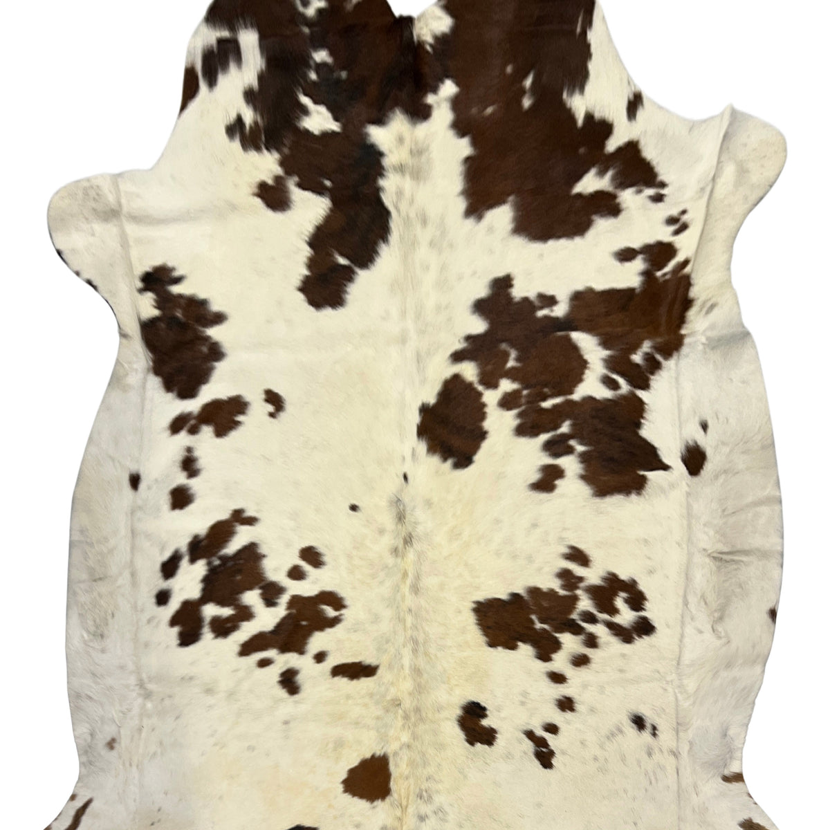 Aura Cowhide 75451 Ivory Brown Cowhide Cowhide Rug
