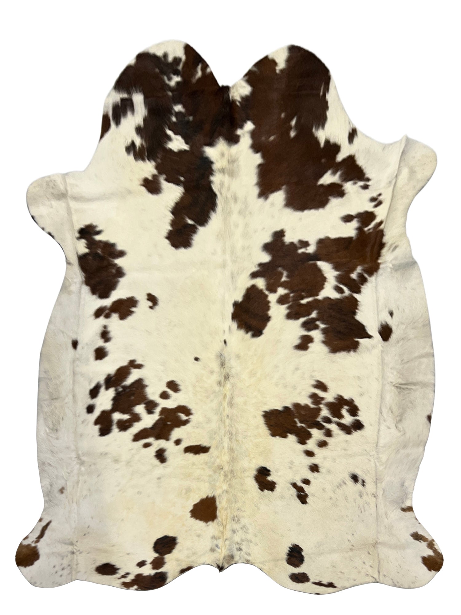 Aura Cowhide 75451 Ivory Brown Cowhide Cowhide Rug