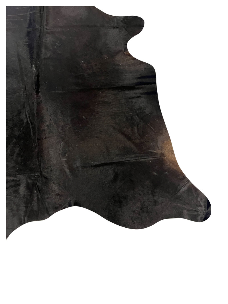 Aura Cowhide 75453 Black Black Cowhide Cowhide Rug