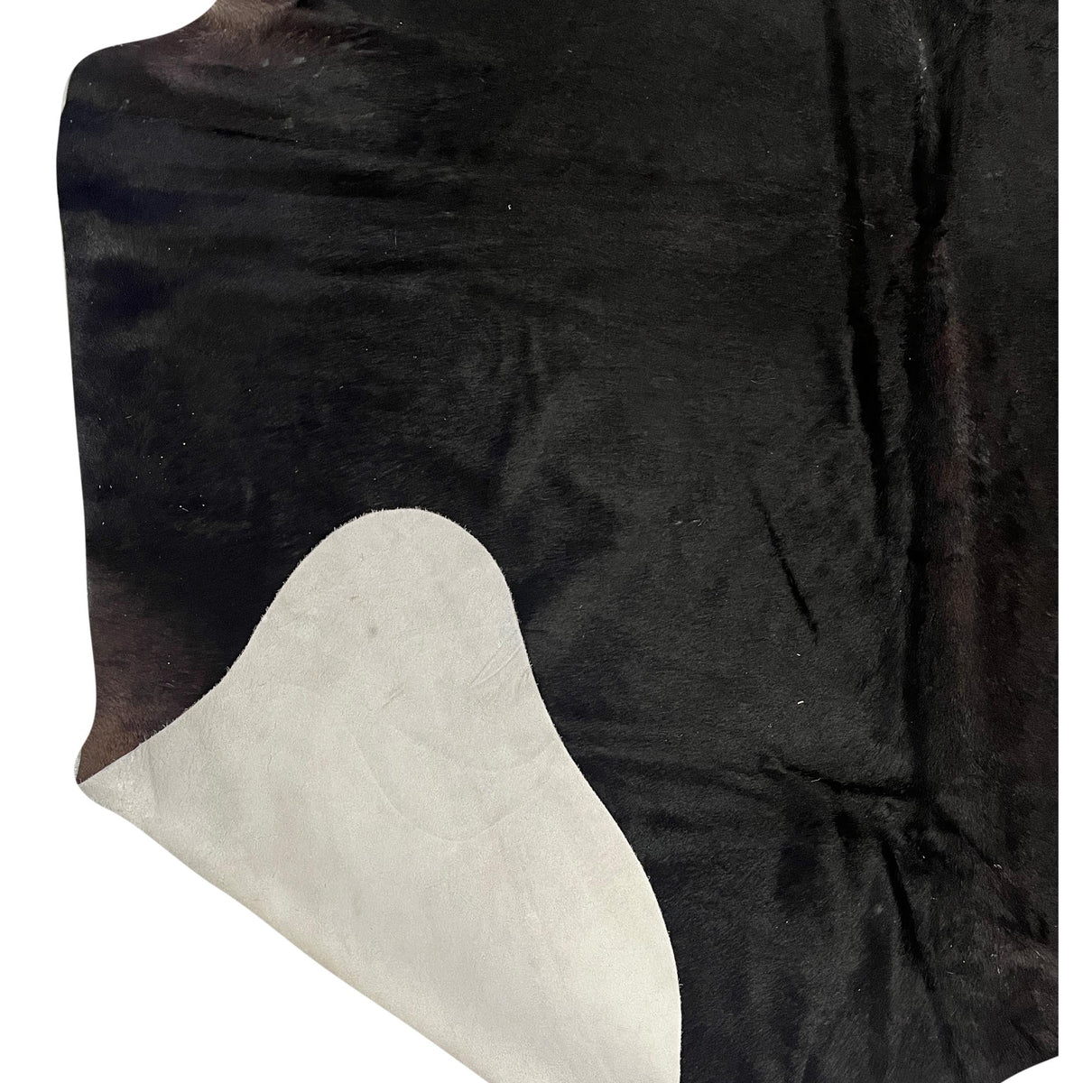 Aura Cowhide 75453 Black Black Cowhide Cowhide Rug