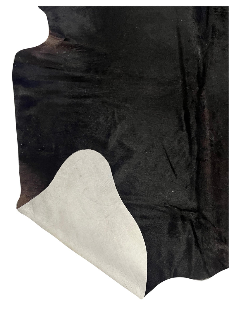 Aura Cowhide 75453 Black Black Cowhide Cowhide Rug