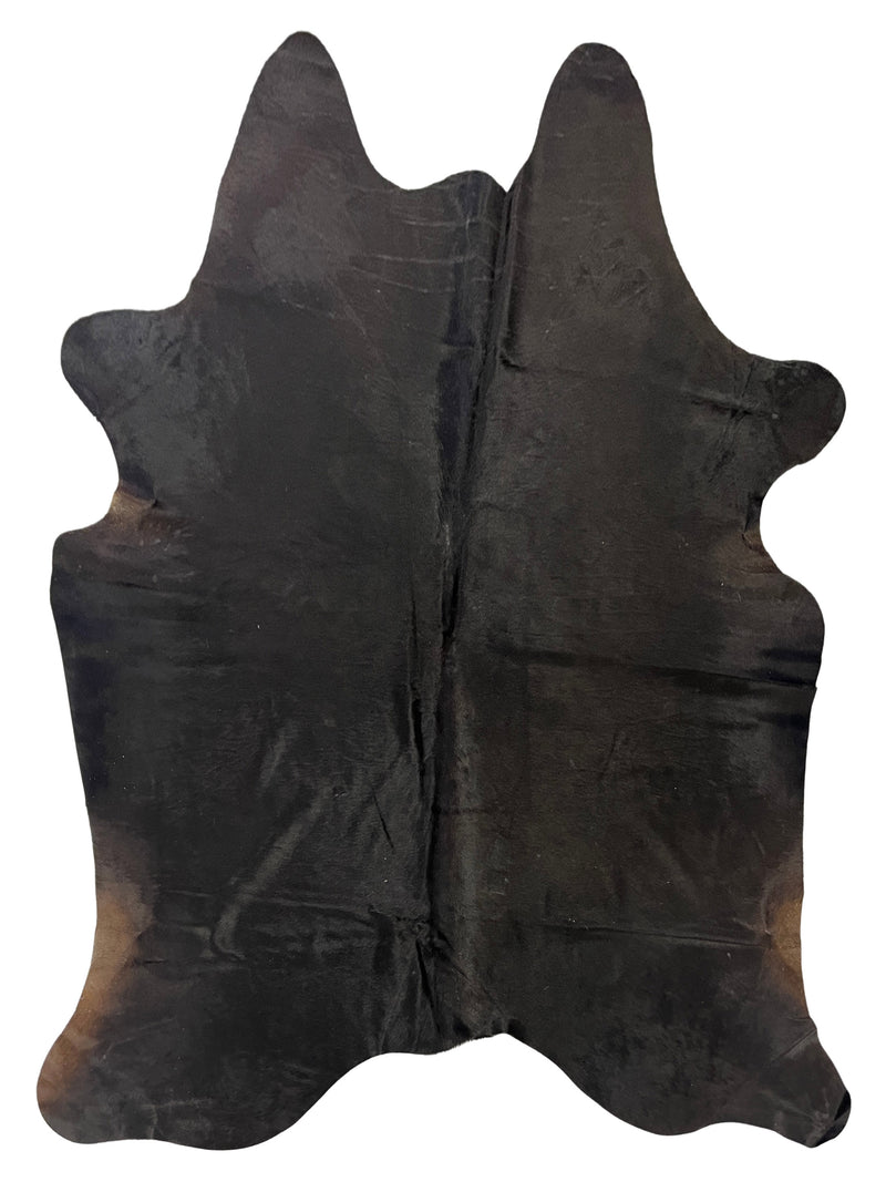 Aura Cowhide 75453 Black Black Cowhide Cowhide Rug
