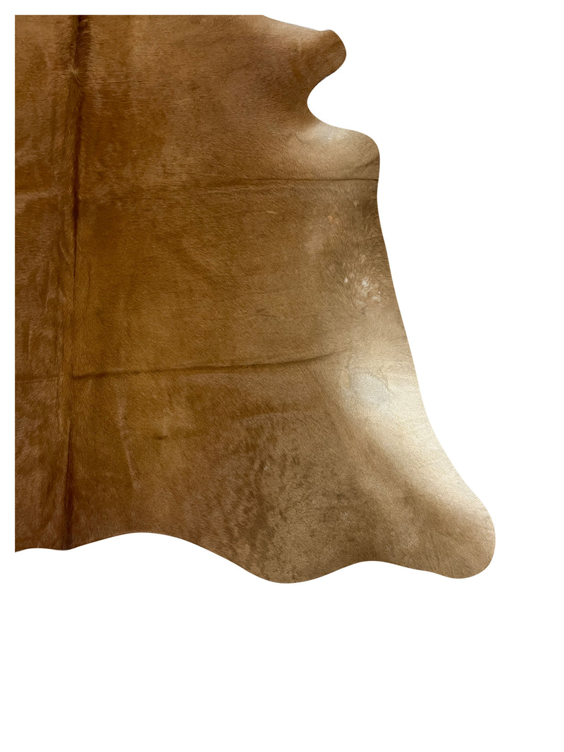 Aura Cowhide 75454 Ivory Brown Cowhide Cowhide Rug