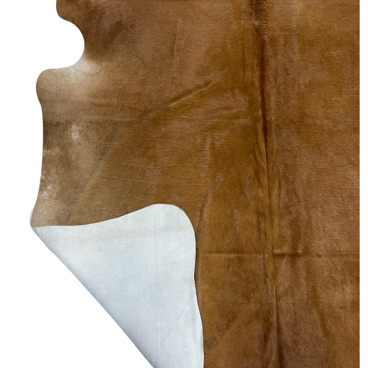 Aura Cowhide 75454 Ivory Brown Cowhide Cowhide Rug