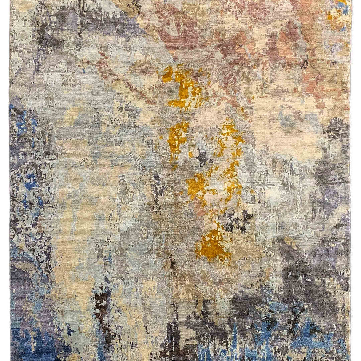Pacific Lasha 67495 Multi Multi Contemporary Hand Knotted Rug