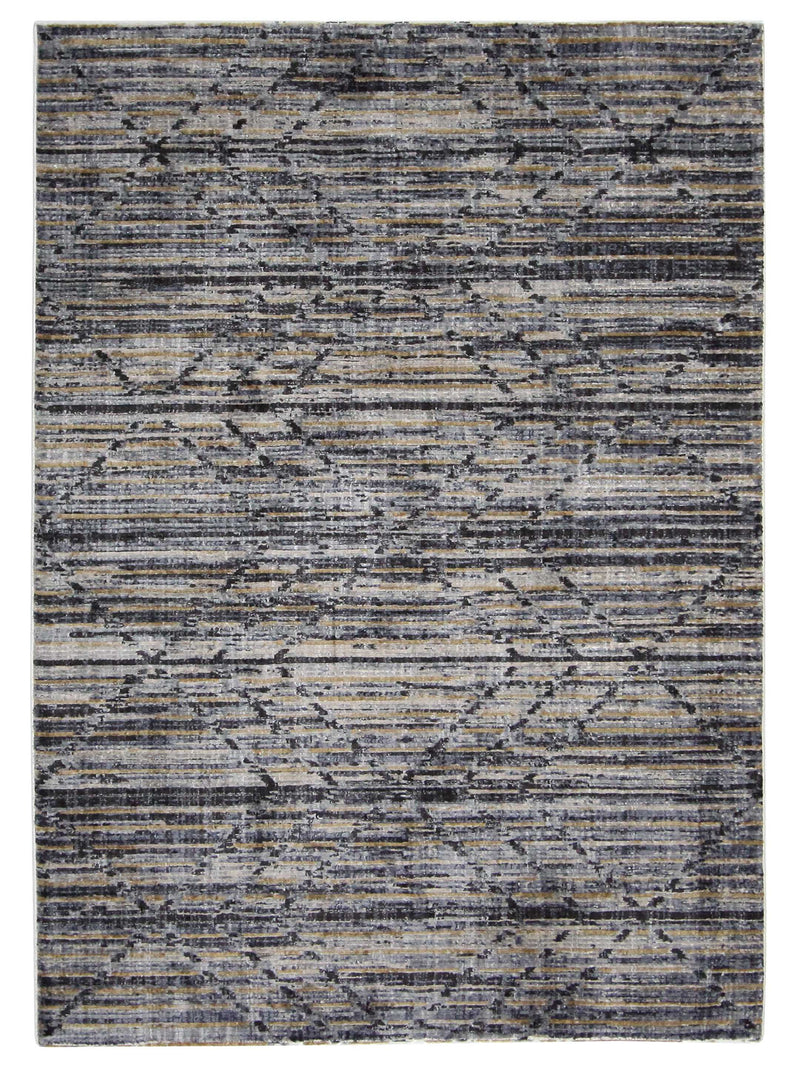 Pacific Aero 69805 Brown Ivory Modern Power Loom Rug