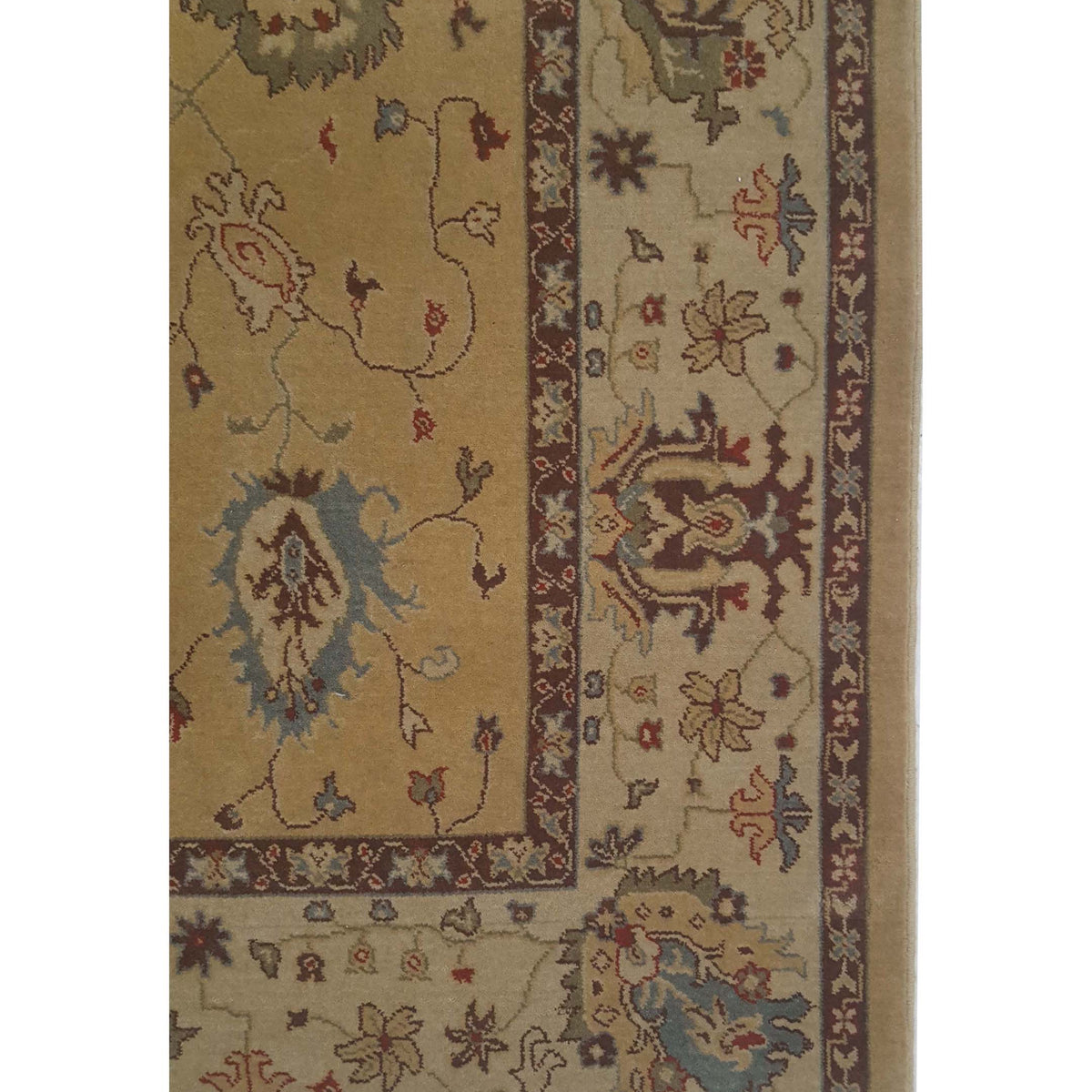 Pacific Bentley C-04GDIV Gold Ivory Traditional Wilton Rug