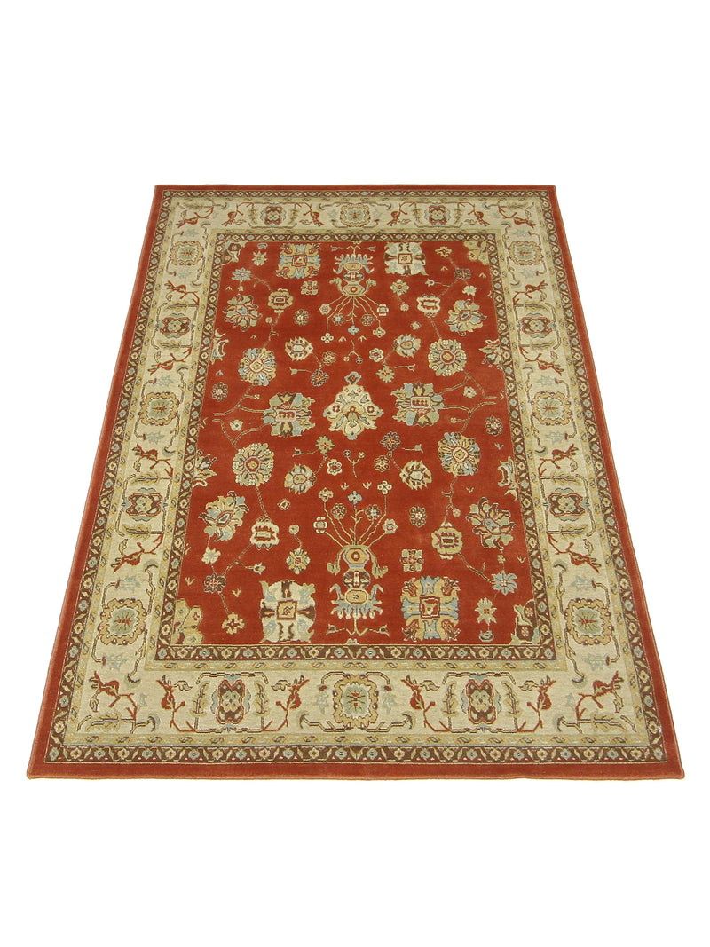 Pacific Bentley C-04RDRD Red Ivory Traditional Wilton Rug