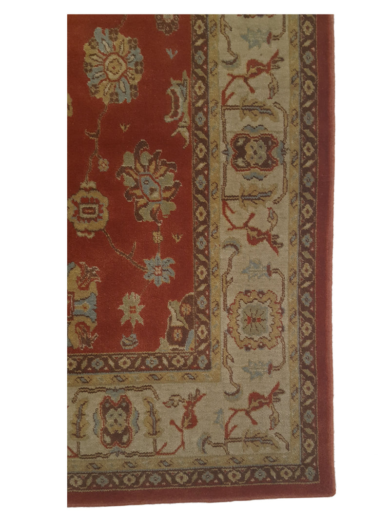 Pacific Bentley C-04RDRD Red Ivory Traditional Wilton Rug