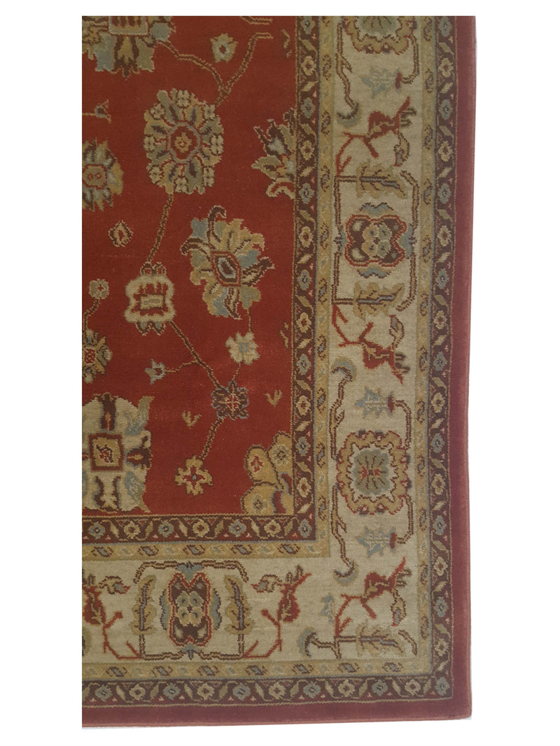 Pacific Bentley C-03RDIV Red Ivory Traditional Wilton Rug