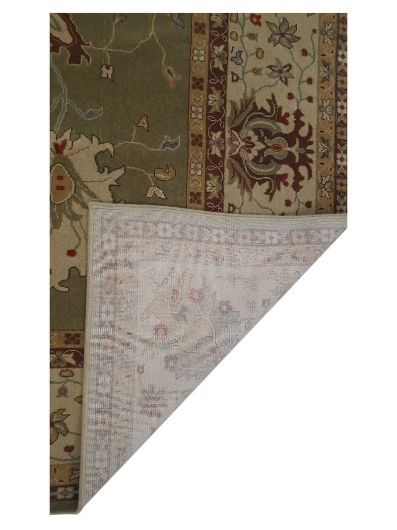 Pacific Bentley C-04OLIV Olive Ivory Traditional Wilton Rug