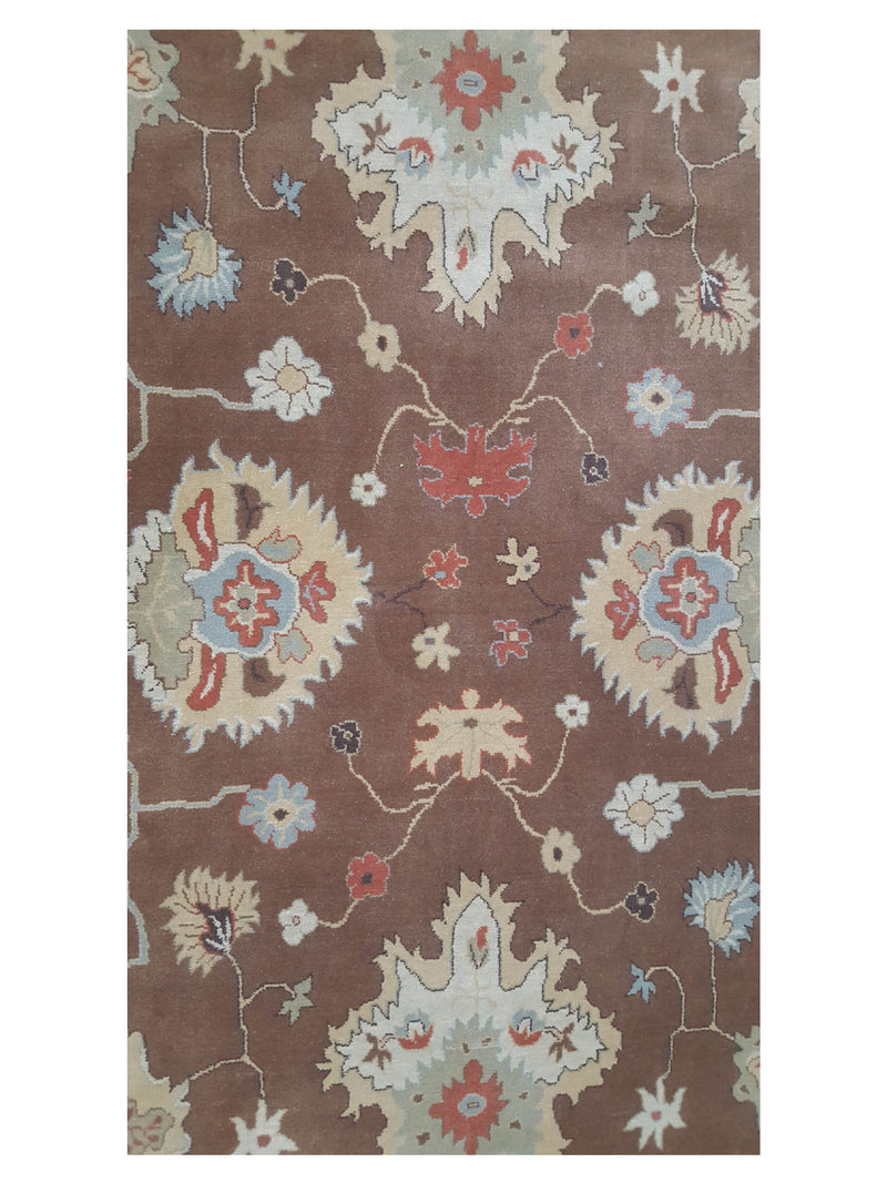 Pacific Bentley C-06BRIV Brown Ivory Traditional Wilton Rug