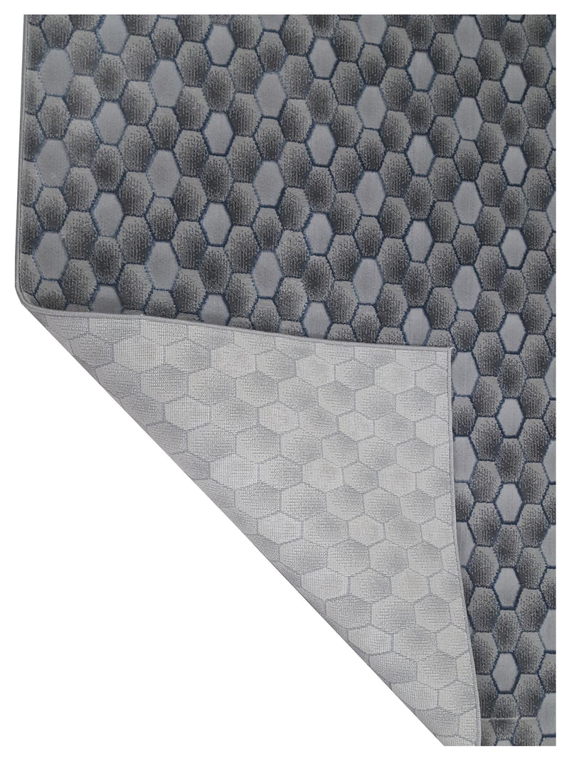 Pacific Klein K783 Grey Grey Modern Power Loom Rug