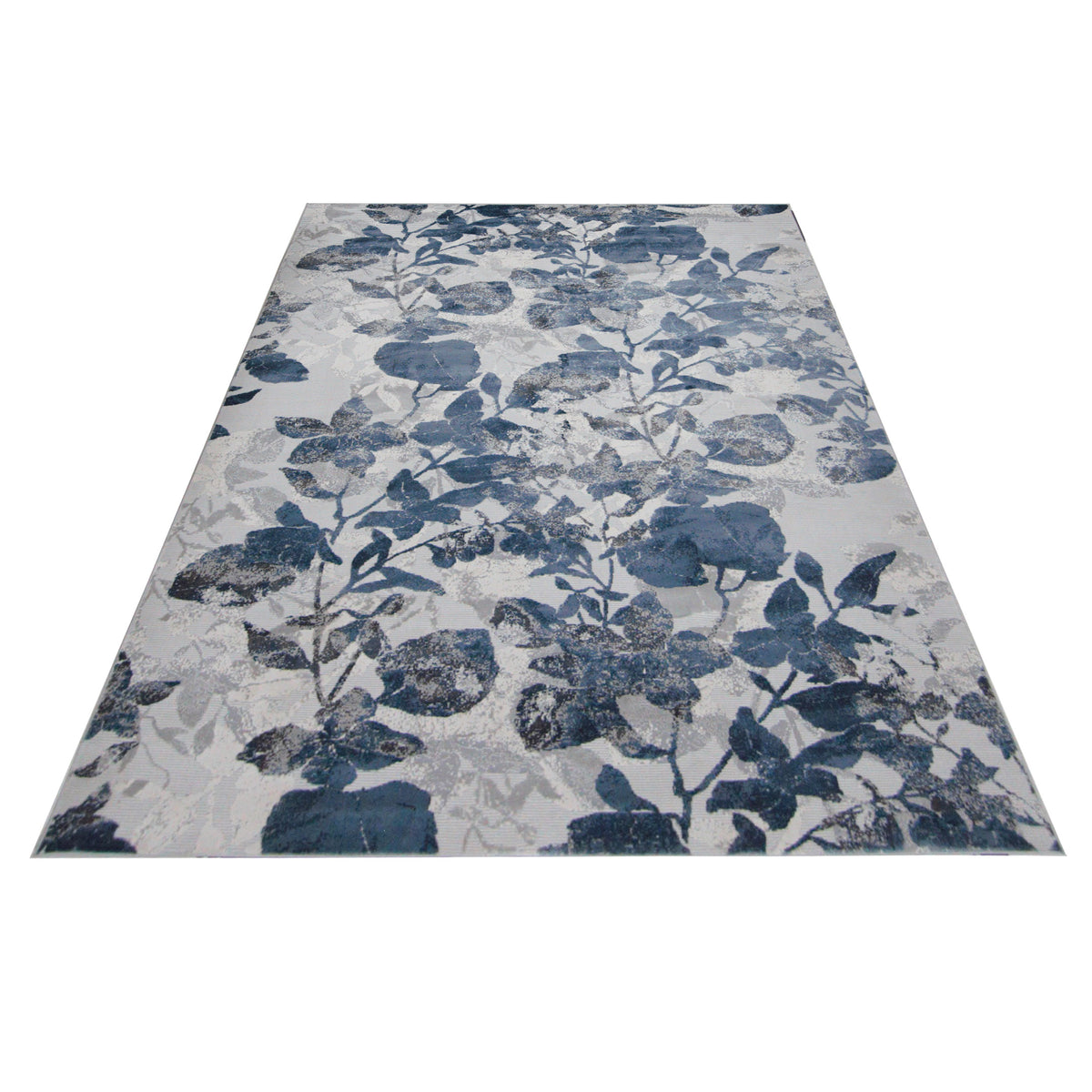Pacific Klein K788 Ivory Blue Modern Power Loom Rug