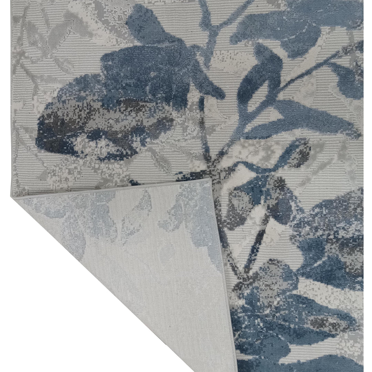 Pacific Klein K788 Ivory Blue Modern Power Loom Rug