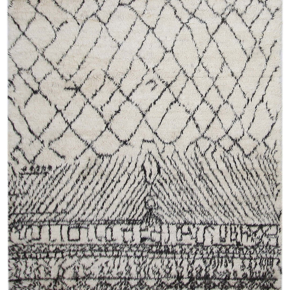 Pacific Moroccan  Ivory Charcoal Transitional