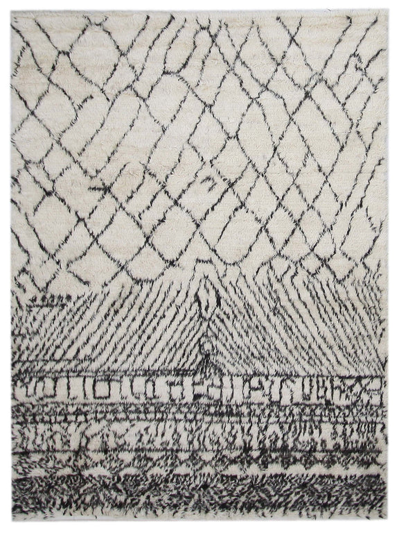 Pacific Moroccan  Ivory Charcoal Transitional