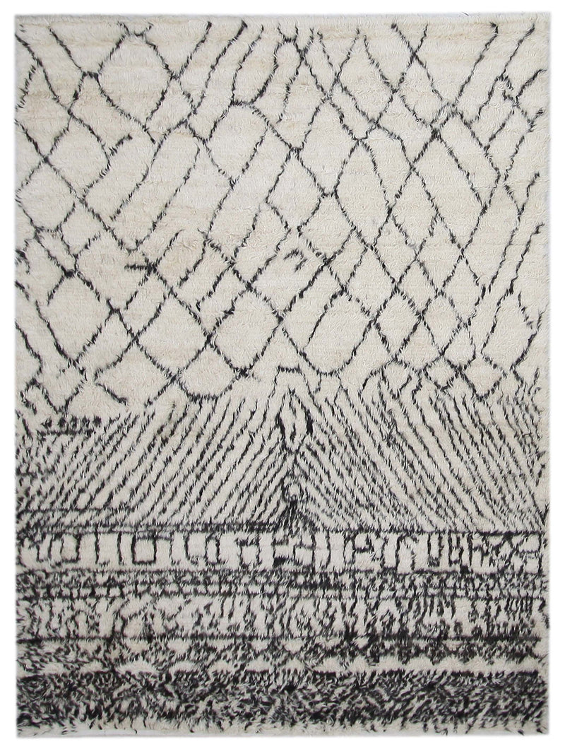 Pacific Moroccan  Ivory Charcoal Transitional