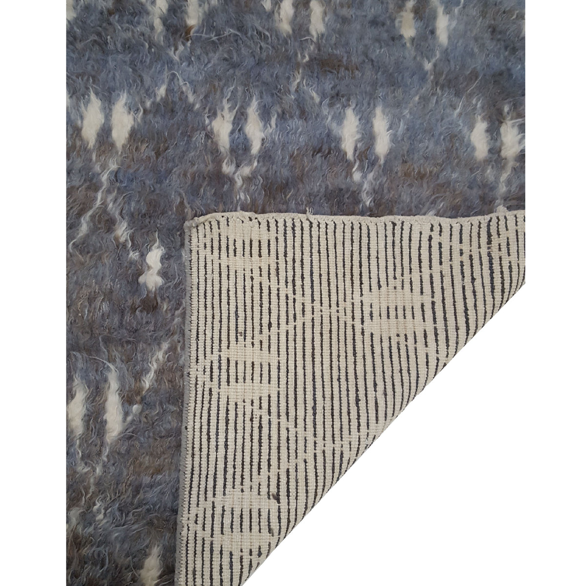 Pacific Moroccan MO-03 Grey Ivory Transitional Hand Knotted Rug