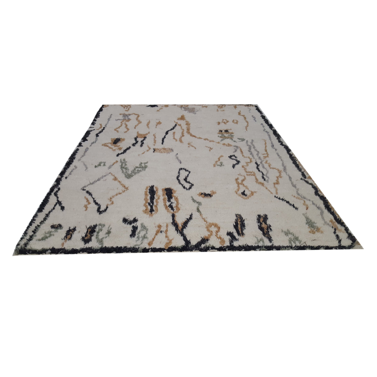 Pacific Moroccan MO-04 Ivory Multi Transitional Hand Knotted Rug