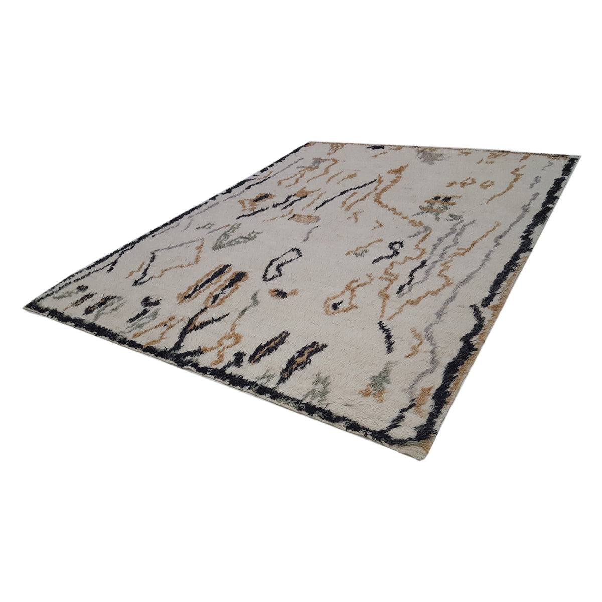 Pacific Moroccan MO-04 Ivory Multi Transitional Hand Knotted Rug