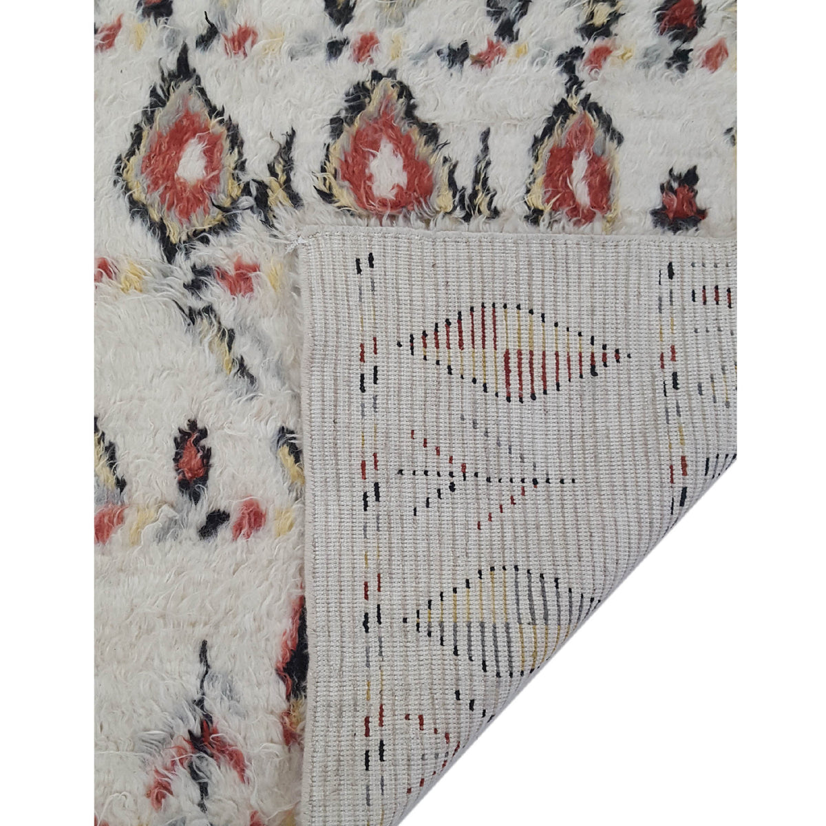 Pacific Moroccan MO-05 Ivory Multi Transitional Hand Knotted Rug