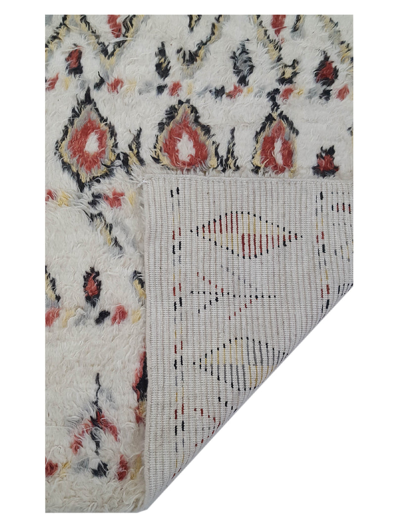 Pacific Moroccan MO-05 Ivory Multi Transitional Hand Knotted Rug