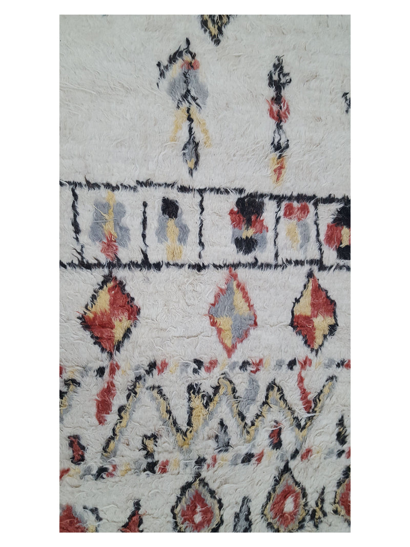 Pacific Moroccan MO-05 Ivory Multi Transitional Hand Knotted Rug