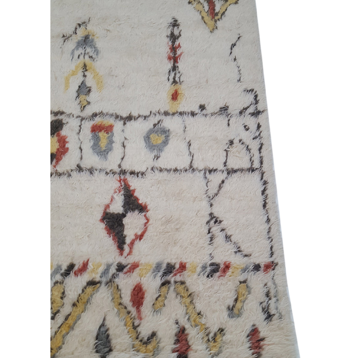 Pacific Moroccan MO-06 Ivory Multi Transitional Hand Knotted Rug