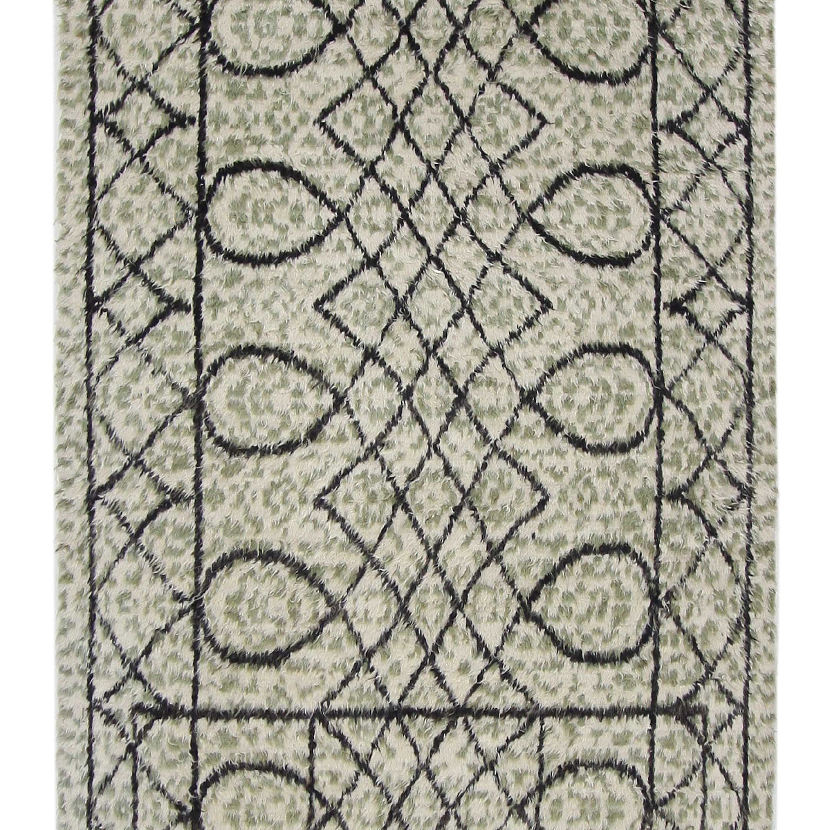 Pacific Moroccan  Ivory Sage Charcoal Transitional