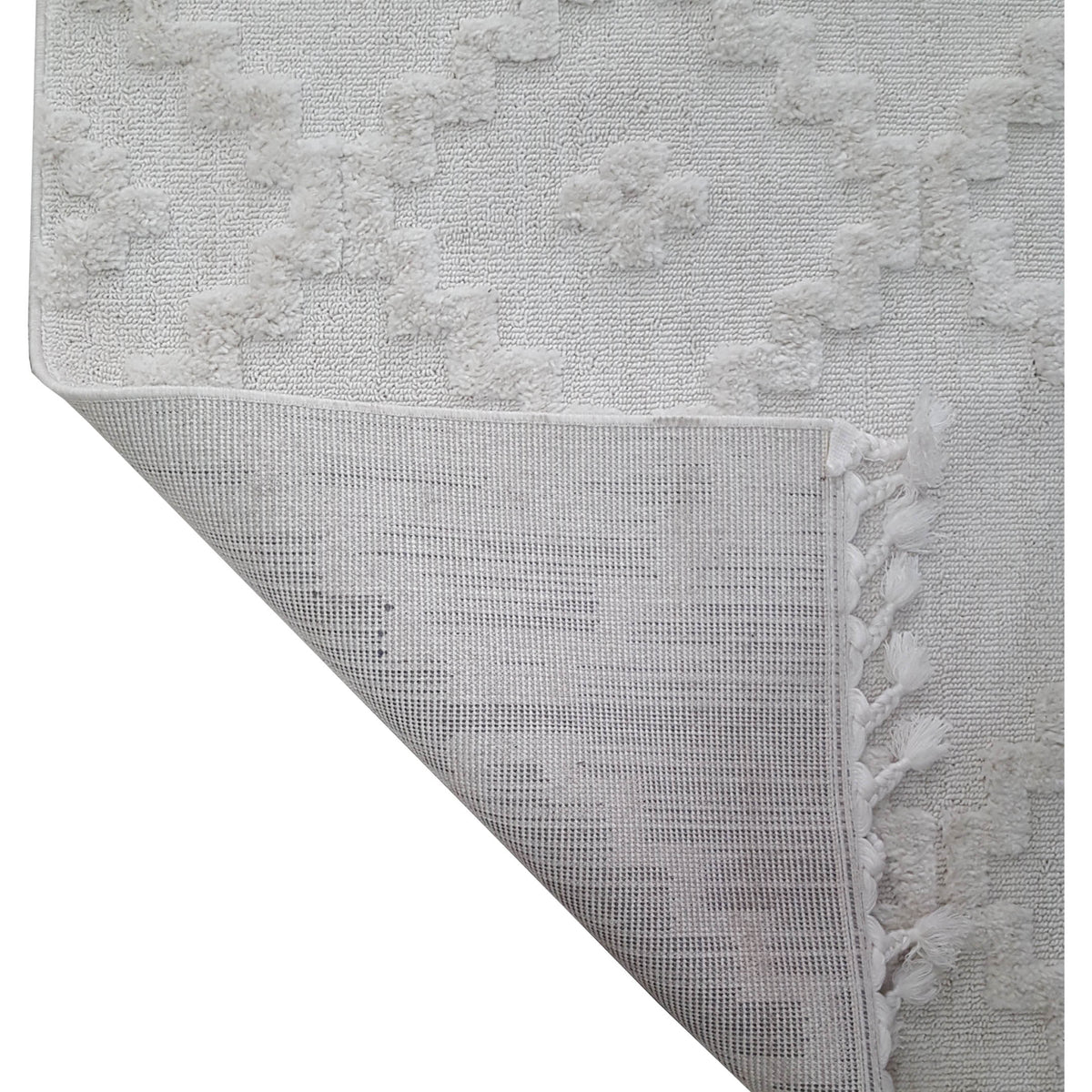 Pacific Moroccan Fes DN73T Ivory Ivory Modern Power Loom Rug