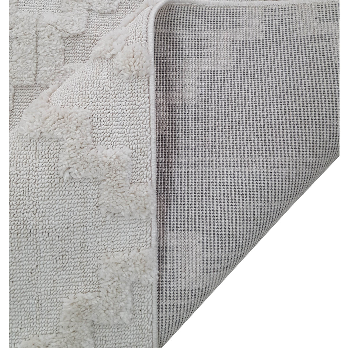 Pacific Moroccan Fes DN73T Ivory Ivory Modern Power Loom Rug