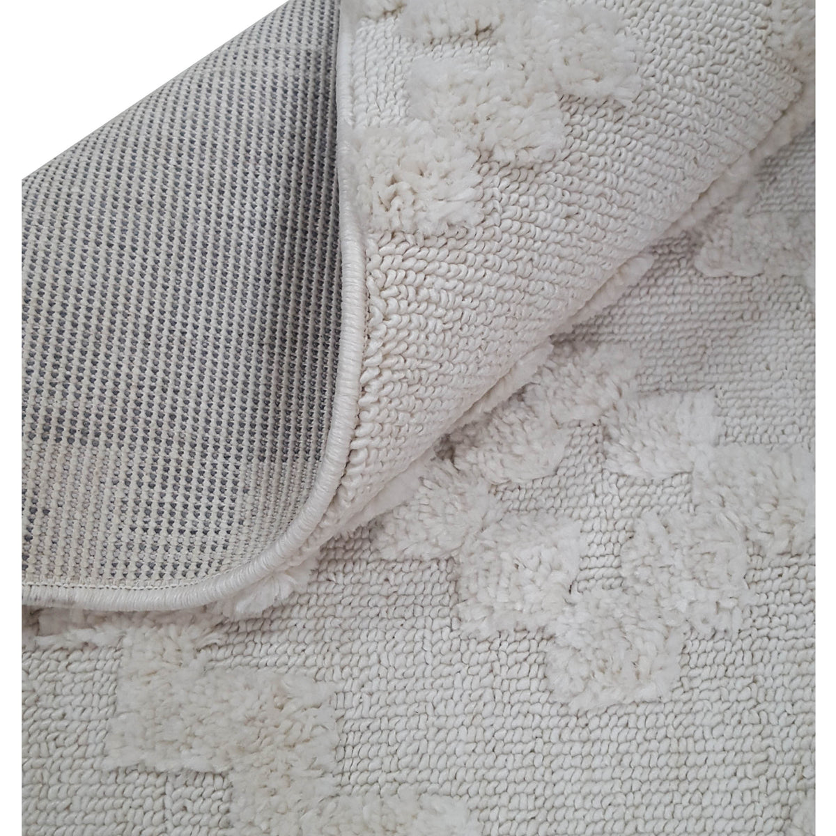 Pacific Moroccan Fes DN73T Ivory Ivory Modern Power Loom Rug