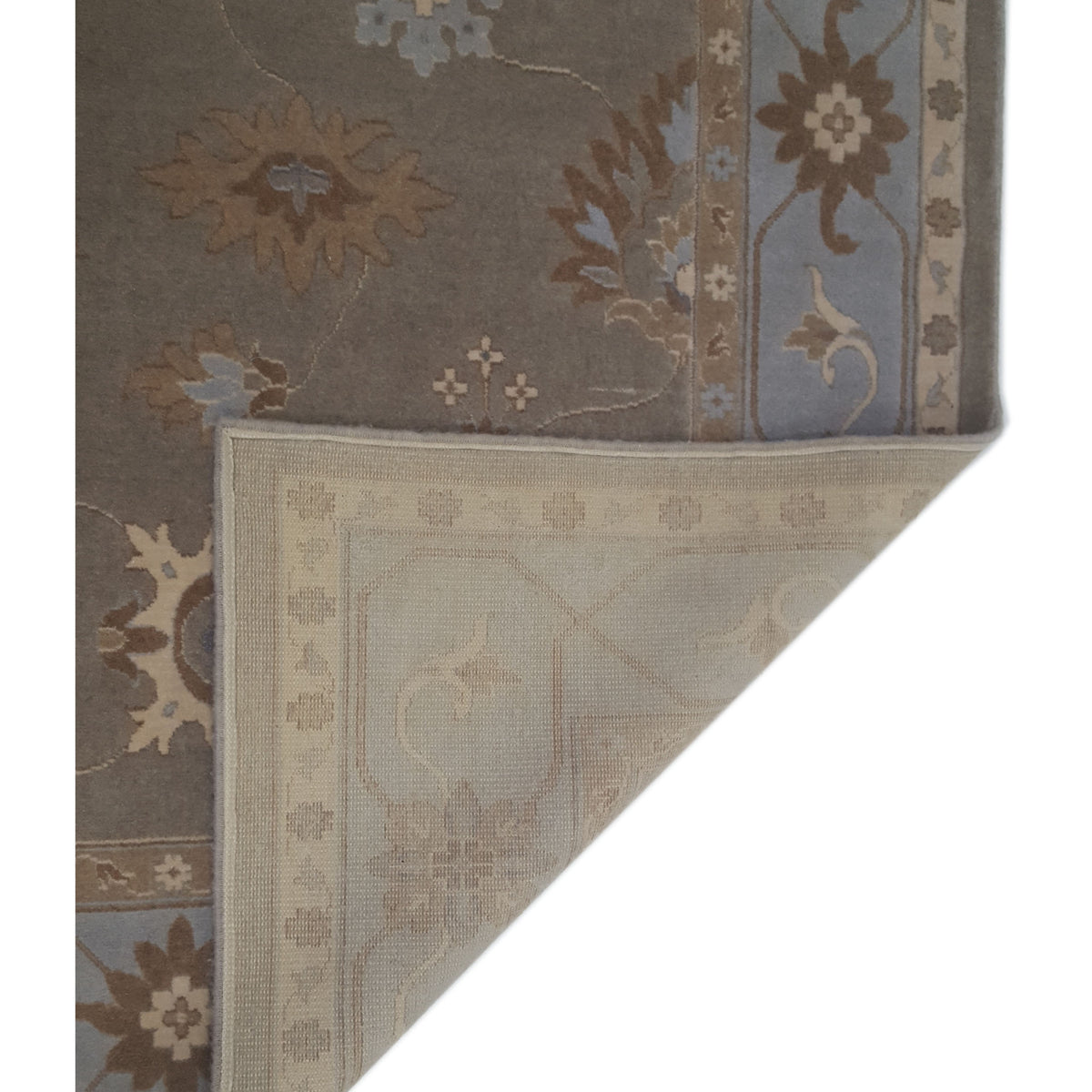 Aira Pahari U-0301GB Grey Blue Traditional Wilton Rug