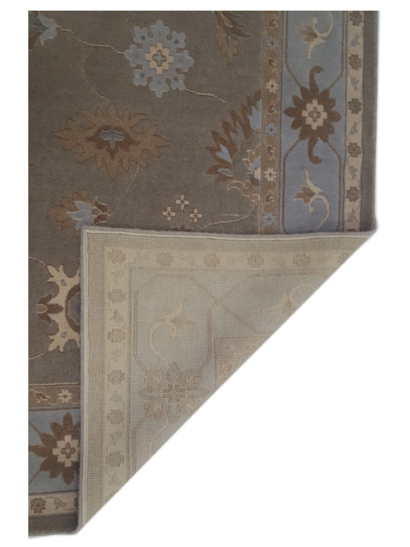 Aira Pahari U-0301GB Grey Blue Traditional Wilton Rug