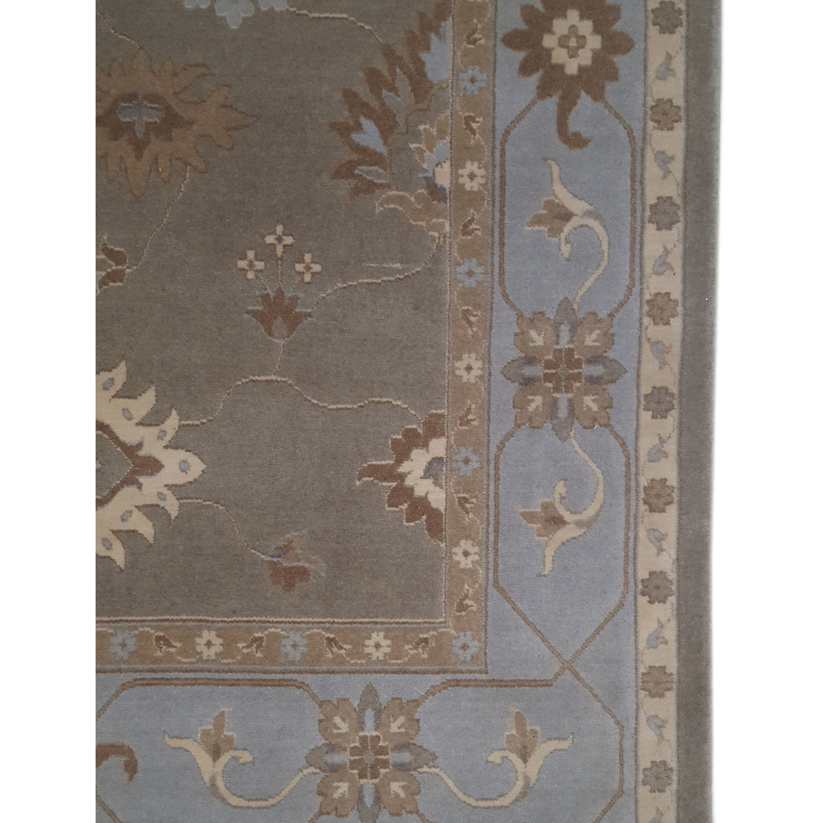 Aira Pahari U-0301GB Grey Blue Traditional Wilton Rug