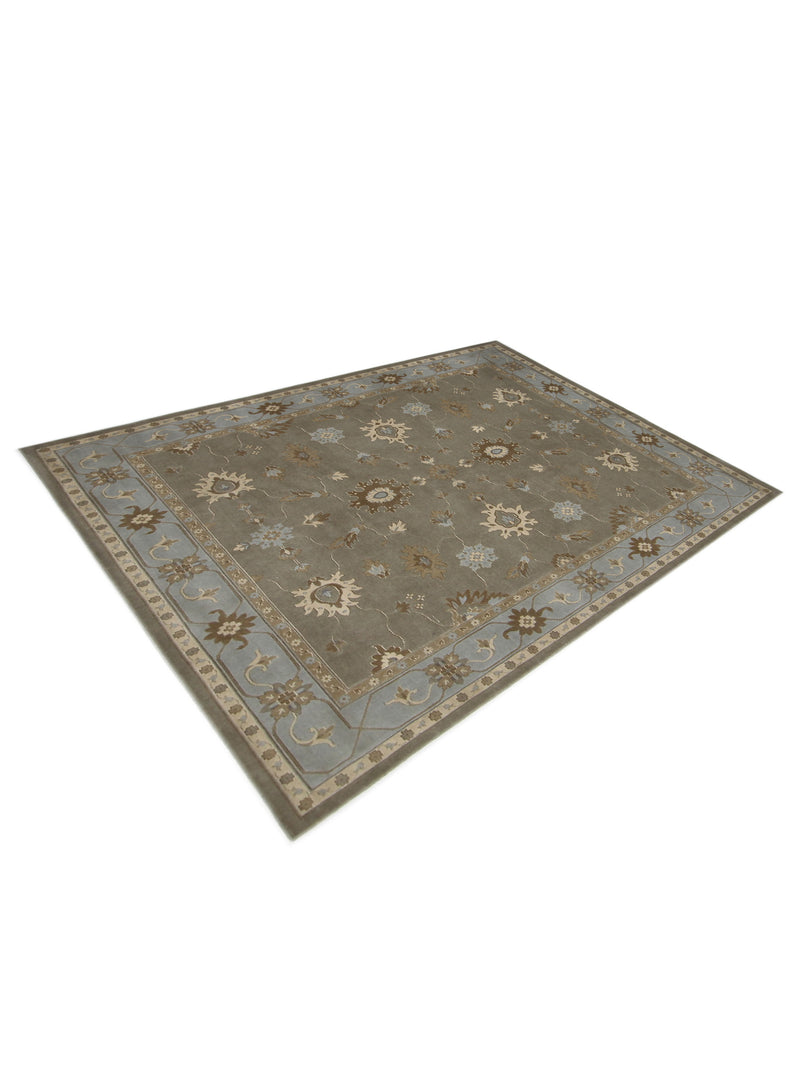 Aira Pahari U-0301GB Grey Blue Traditional Wilton Rug