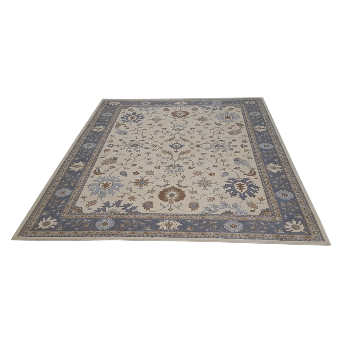 Aira Pahari U-0303IG Ivory Grey Traditional Wilton Rug
