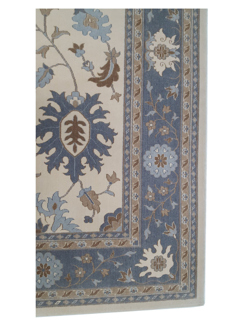 Aira Pahari U-0303IG Ivory Grey Traditional Wilton Rug