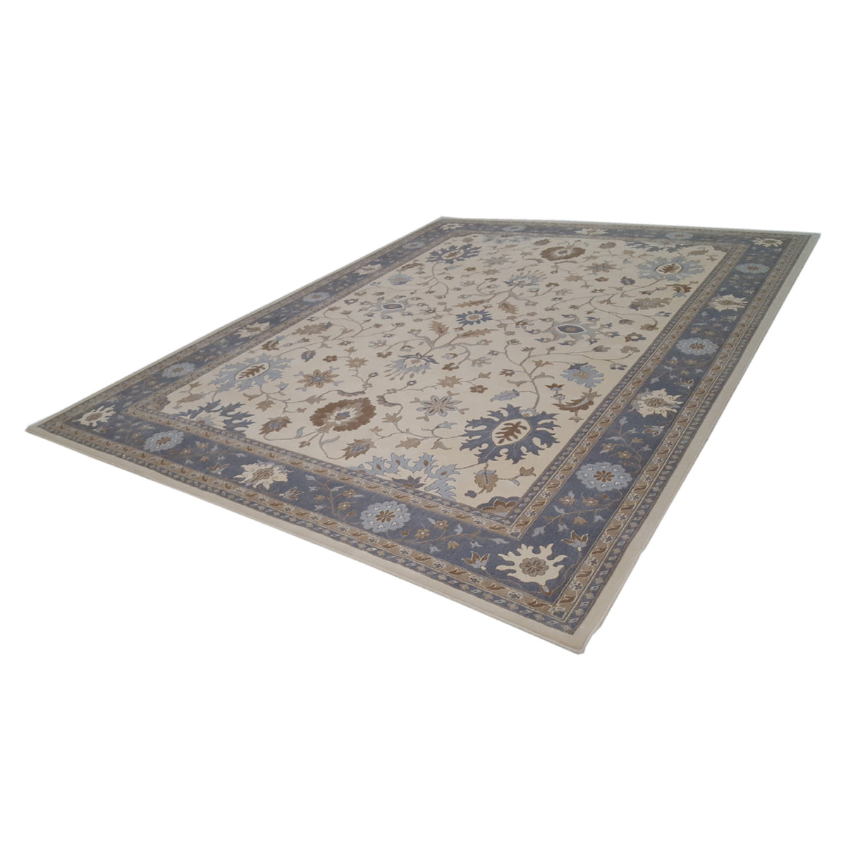 Aira Pahari U-0303IG Ivory Grey Traditional Wilton Rug