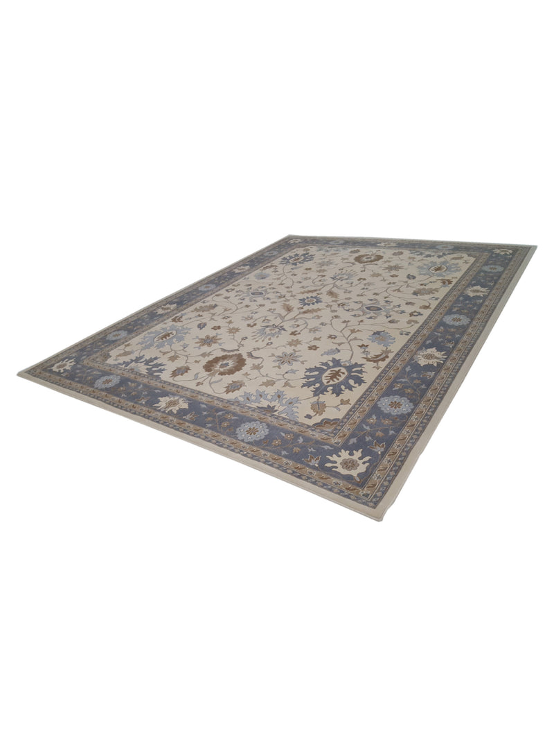 Aira Pahari U-0303IG Ivory Grey Traditional Wilton Rug