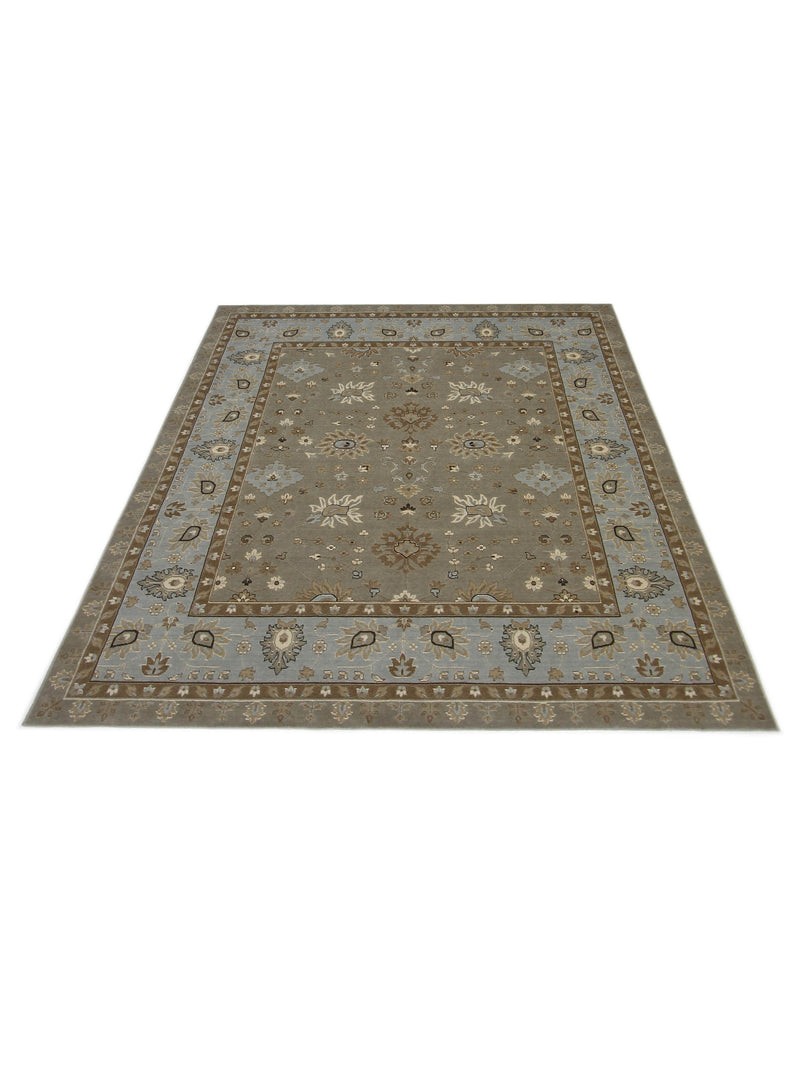 Aira Pahari U-0304GB Grey Blue Traditional Wilton Rug