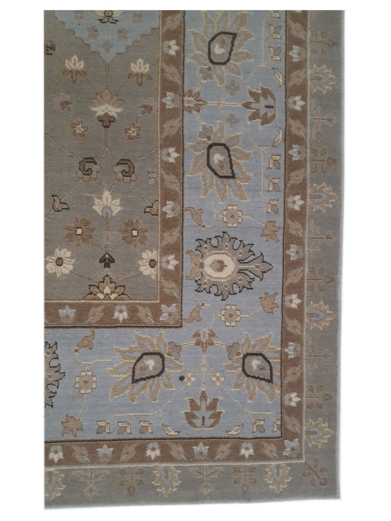 Aira Pahari U-0304GB Grey Blue Traditional Wilton Rug