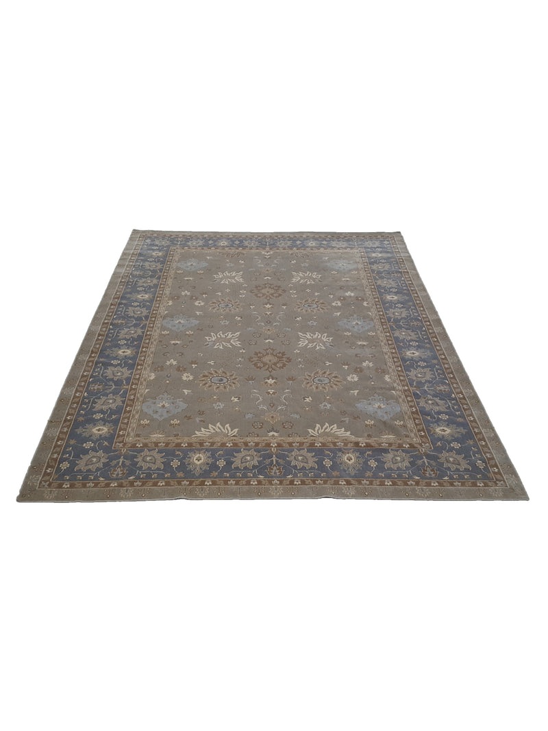 Aira Pahari U-0304GG Olive Grey Traditional Wilton Rug